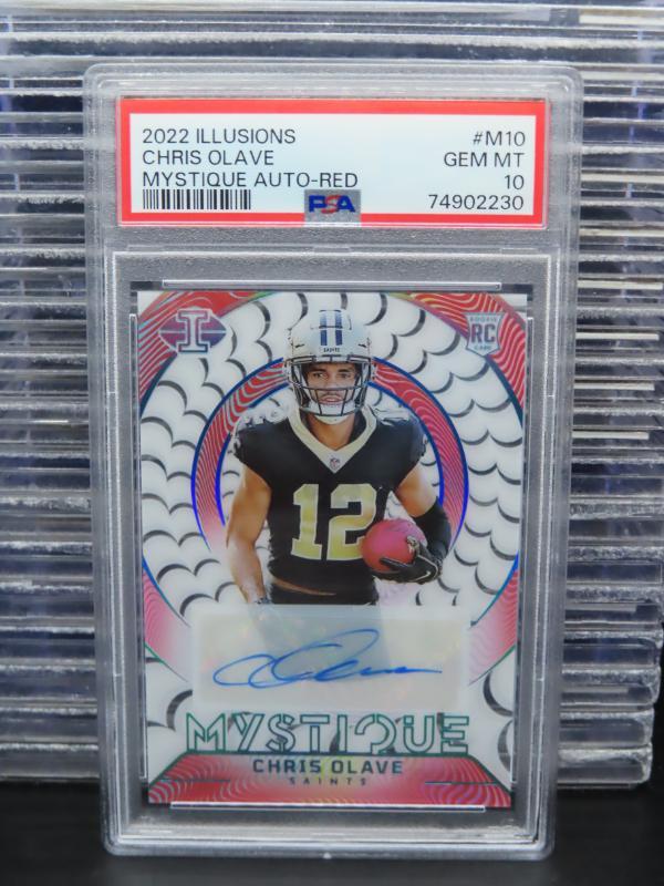 Chris Olave Panini Illusions Mystique Autographs #M10 Red