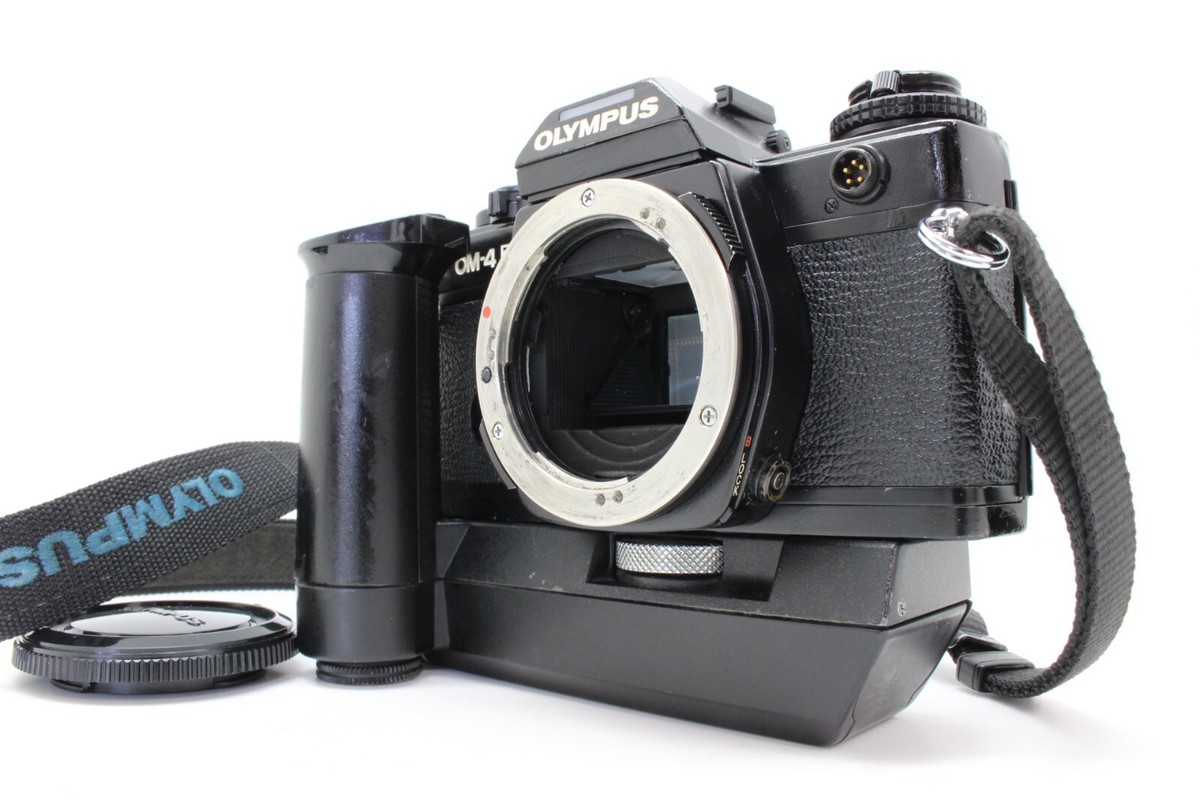 NEAR MINT 】OLYMPUS OM4-Ti Winder 2 SLR 35mm Film Camera 