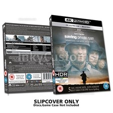 Saving Private Ryan 4K Ultra Bluray Slipcover Only Custom Handmade NO DISC 