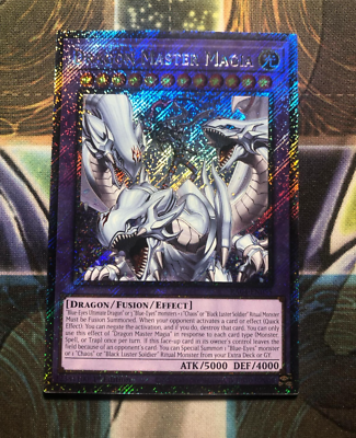 *** DRAGON MASTER MAGIA *** 1ST EDITION PLATINUM SECRET RARE RA04-EN055  YUGIOH!