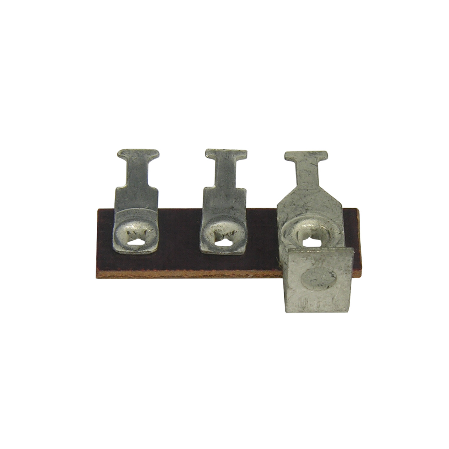 Terminal Strip 3 Lug One Shared with Ground Screw Mount Phenolic 25Pcs