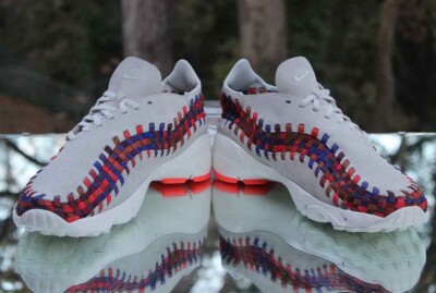 Nike Air Footscape Woven NM Men's Size 11 Light Bone Rainbow