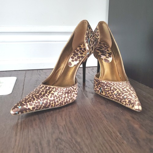 Aldo Cheetah Print Pointed Stiletto Heels, Size 5.5, Brand NEW - Picture 1 of 8