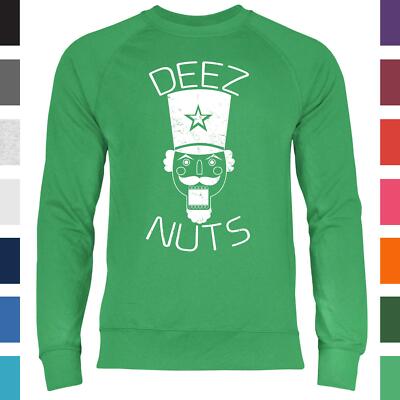 Deez Nuts Nussknacker Weihnachten Herren Sweatshirt