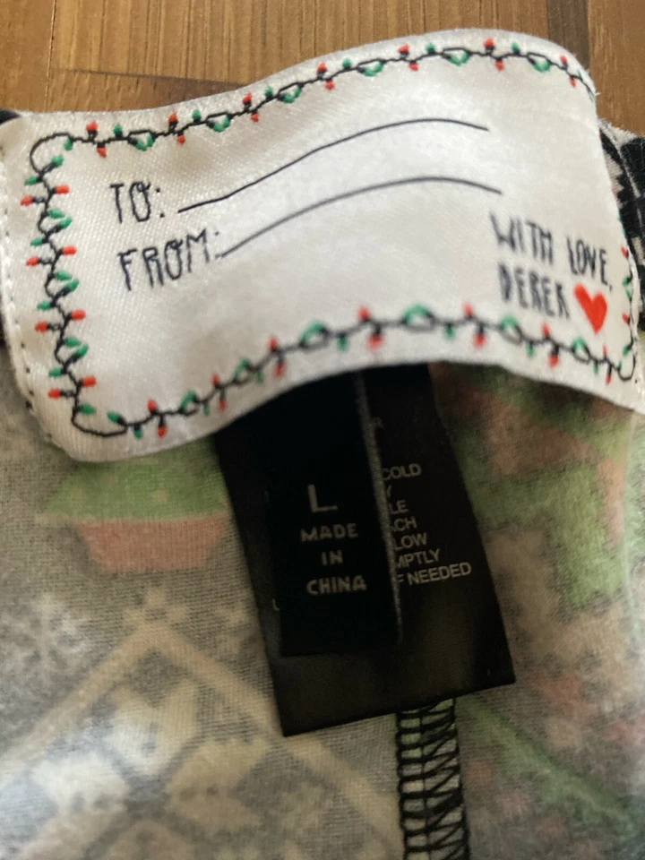 Derek Corazón Navidad Leggings Juniors Talla Grande Mantequilla Árboles Suaves Copos de Nieve Foto 4 de 4