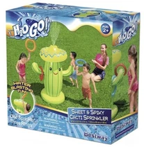H2OGO! Sweet & Spiky Cacti Inflatable Kids Sprinkler.  Free Shipping.