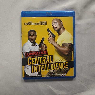 Central Intelligence (Blu-ray, 2016) Dwayne  The Rock  Johnson, Kevin Hart