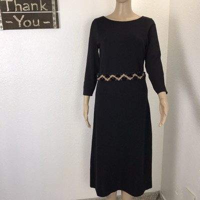 salvatore ferragamo black dress