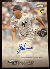 Greg Weissert 2023 Topps Stadium Club Autograph #SCBA-GW New York Yankees