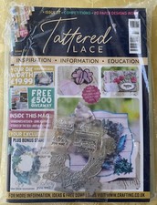 New Tattered Lace Cardmaking Magazine Issue 77  Wreath Die  4 Sentiment Stamps
