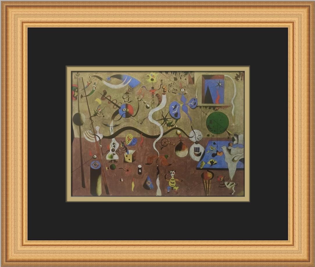 Joan Miro Harlequin Carnival Custom Framed Print | eBay