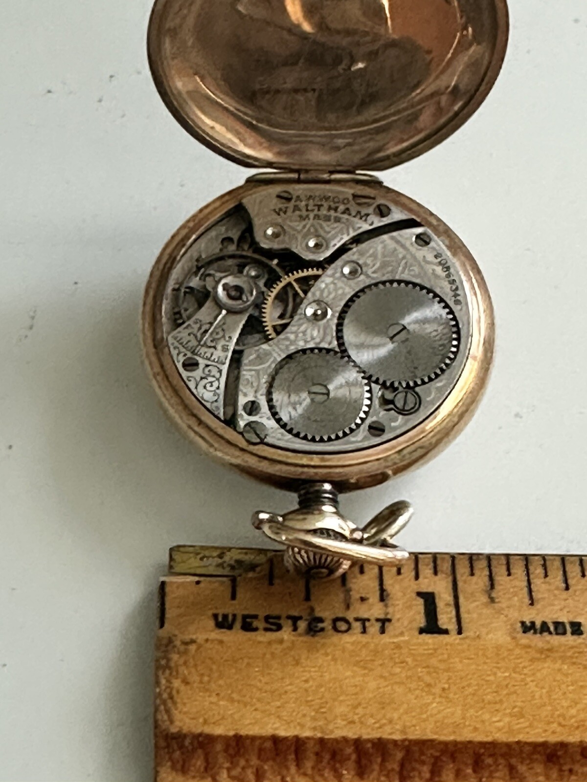Antique POCKET WATCH Waltham Movement WADSWORTH REFEREE Case eBay