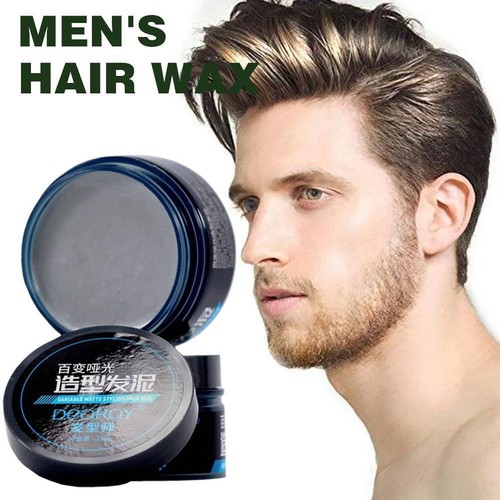Men's Hair Wax Dark Strong Hold Fluffy Matte Men Hair Styling Wax W/ New~ - Picture 4 of 11