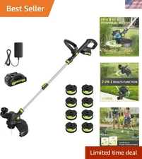 Telescopic 20V Weed Eater with Fast Charger - Lightweight & Efficient Lawn Tool
