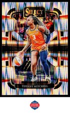 2024 Panini Select WNBA #44 Tiffany Mitchell Prizms Silver Flash