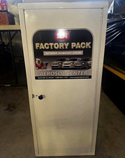 SEM Factory Pack Aerosol Center White Metal Storage Cabinet with Shelves
