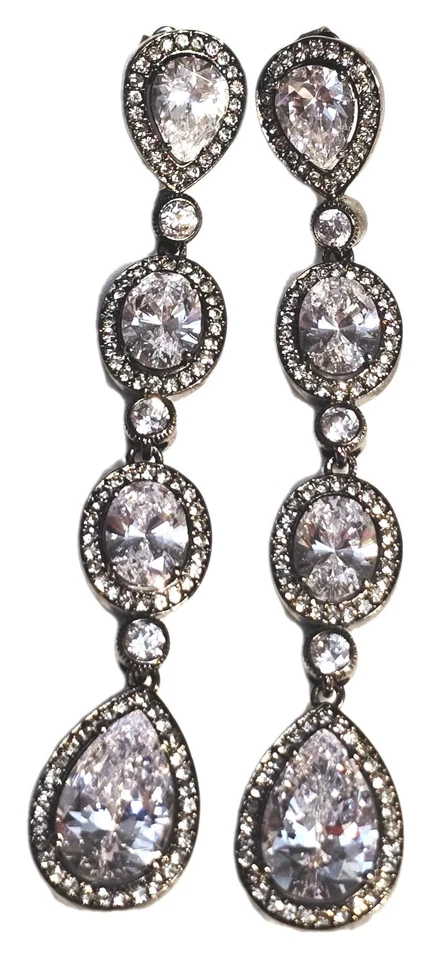 Австрийские серьги и кольца с кристаллами NADRI - Изображение 2 из 4