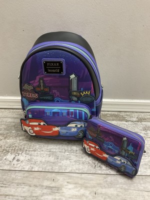 NWT Loungefly Cars Lightning McQueen & Sally Light-Up Mini  display picture 2