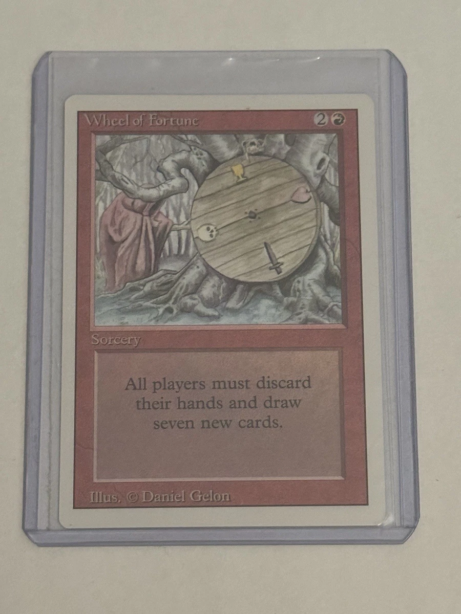 Wheel Of Fortune In Individual Magic: The Gathering Cards for sale