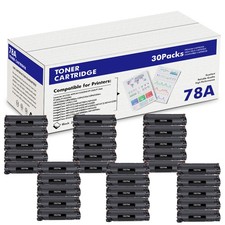 30 Pack CE278A 78A Toner For HP LaserJet Pro M1536dnf MFP P1560 P1566 P1606dn