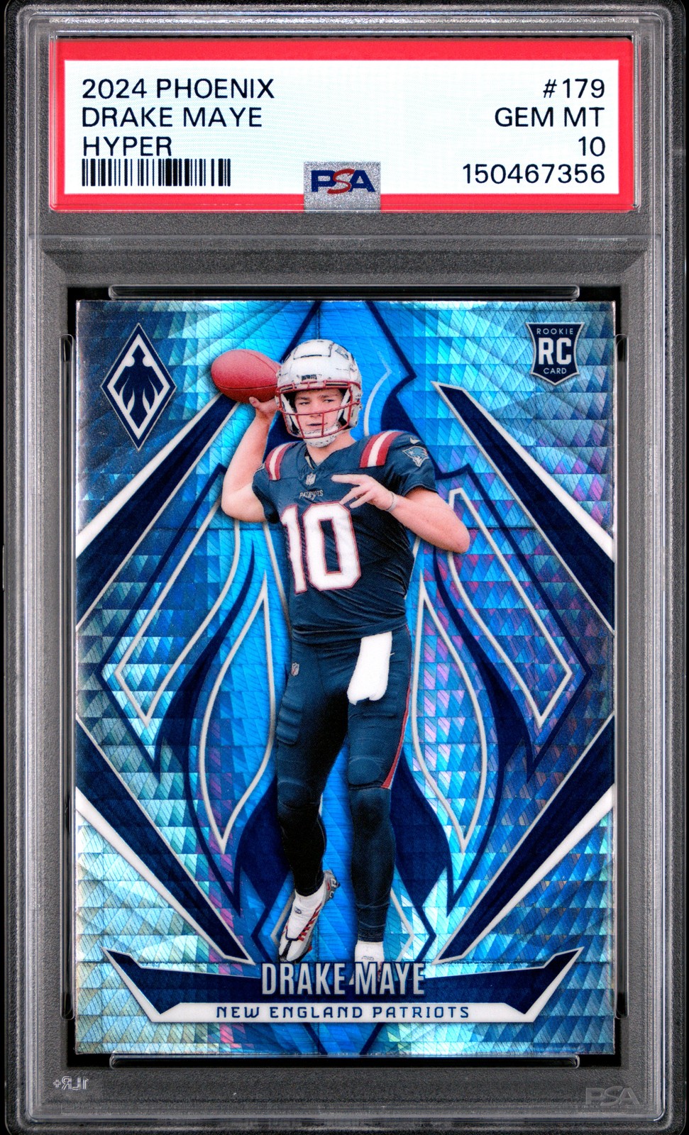 2024 PANINI PHOENIX HYPER #179 DRAKE MAYE PSA 10