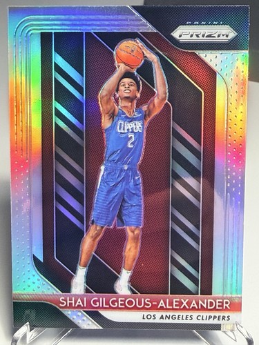 Shai Gilgeous-Alexander [Silver Prizm] #184 2018 Panini Prizm card