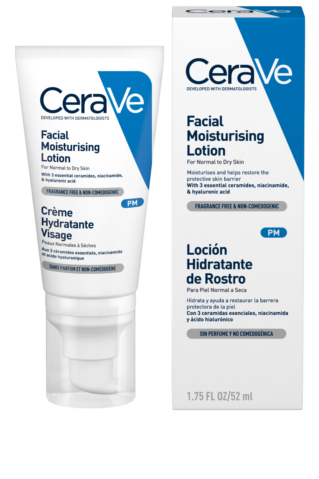 CeraVe PM Facial Moisturising Lotion (52ml)