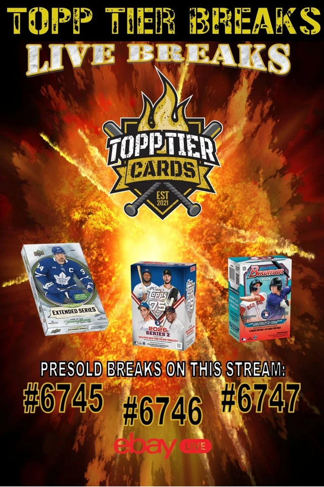 MONDAY NIGHT BREAKS W/ NICK-2026 TOPPS S2, BOWMAN , & 25/26 UD EXTENDED