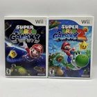 New ListingNintendo Wii - Super Mario Galaxy #1 and #2 Bundle CIB w/ Manual & Inserts