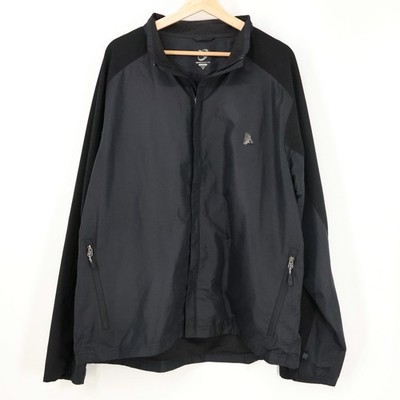 Zero Restriction Jacket Mens XL Golf Tour Series Black Full Zip Pockets Active