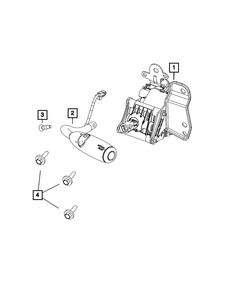 Genuine Mopar Gearshift Lever 68466144AA