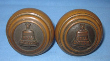 Vintage Bell System Brass Doorknob Set