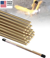 25 varillas varillas de soldadura fuerte, soldadura de latón, varilla de soldadura de latón para oxiacetileno gas soldi