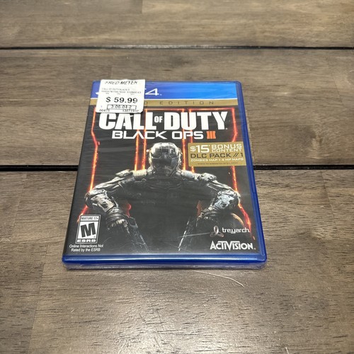 Call of Duty Black Ops III 3 Gold Edition (Playstation 3, PS3) BRAND NEW SEALED!
