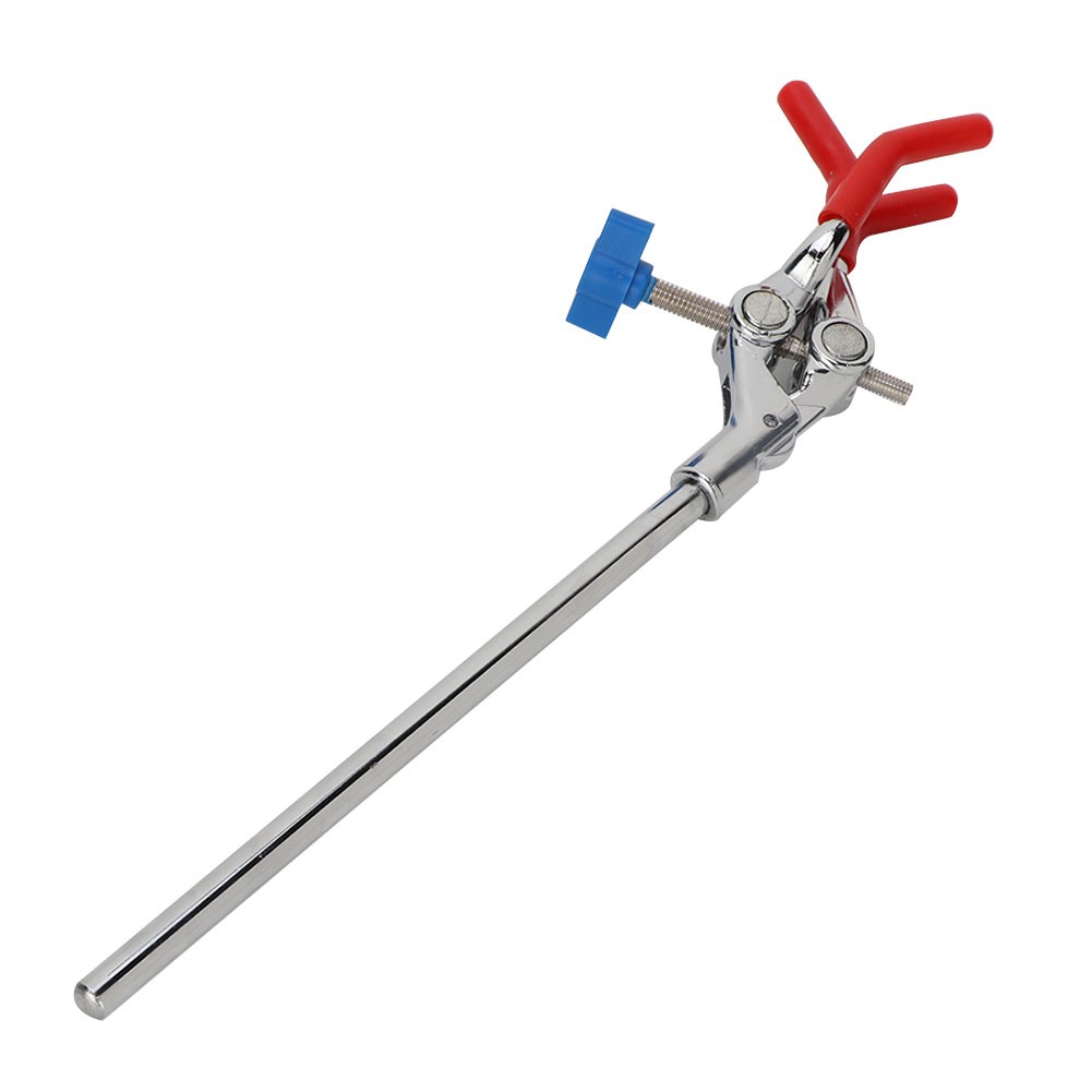 3 Jaw Rotating Clamp Zinc Alloy Retort Stand Condenser Flask Clamp.