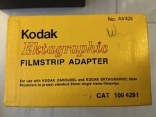 Kodak Ektagraphic Filmstrip Adapter CAT 1094291 35mm for Carousel Projectors