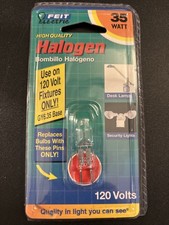 Feit 35 Watt Clear Light Bulb Bi Pin BPQ35T4/JCD