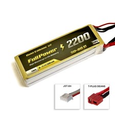 FullPower Batteria Lipo 3S 2200 mAh 50C Gold V2 - DEANS