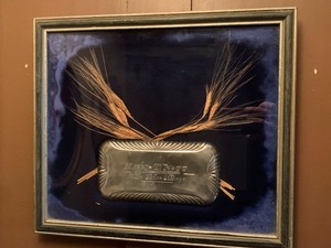 Antique Framed Casket Marker - Harris T. Nott - Funeral