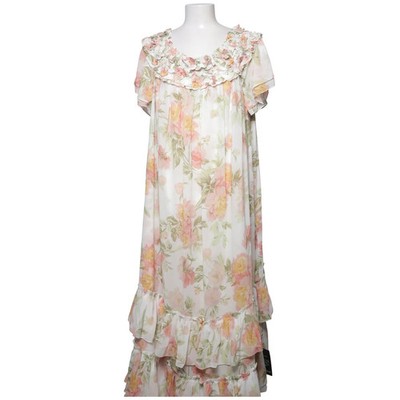 Needle & Thread, Maxikleid, Größe: 52, Weiß/Mehrfarbig #2Un