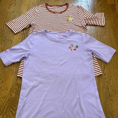 Duluth Bundle Lot Long Tail Garden Tee Shirt Tops Mushroom Vegetable M