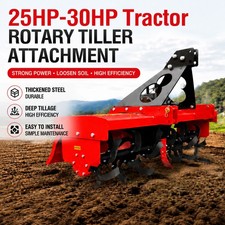 New Arrival 25-30hp Tractor Gear Drive Rotary Tiller Attachment Free Ship