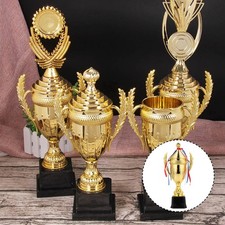 Durable Golden Plastic Trophy for Awards Prizes and Participation Incentive Toys