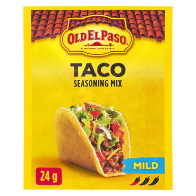 Old El Paso, Taco Seasoning Mix Mild , 24g/0.8oz