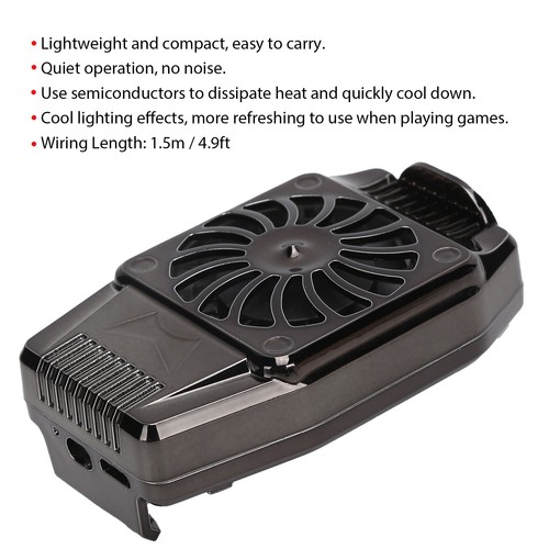 H‑15 Lightweight Mobile Phone Radiator Cooler Quiet Operation Phone Heat S LS - Picture 14 of 23