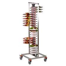 Plate Mate PM84-120 Mobile Plate Rack Holds 84 Plates 73 1/2"H 1512 R