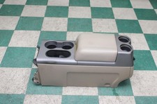 04-08 F150 Lariat Medium Pebble Front Floor Center Console Armrest Cupholder Oem