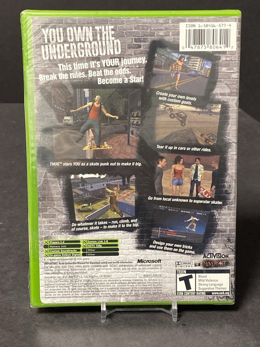 Tony Hawk's Underground (Microsoft Xbox, 2003) for sale online | eBay