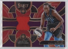 2024 Panini Select WNBA Selective Swatches Purple Prizm 46/49 Tina Charles s3g