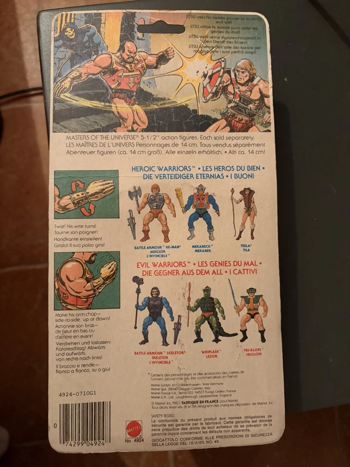 figurine Jitsu les maîtres de l'univers Yellow Border Je l ai fait Tomber - Photo 2/3